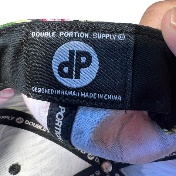 Double Portion Supply Hawaiian Baseball Cap Tropical Floral Adjustable Men Hat - Picture 3 of 7